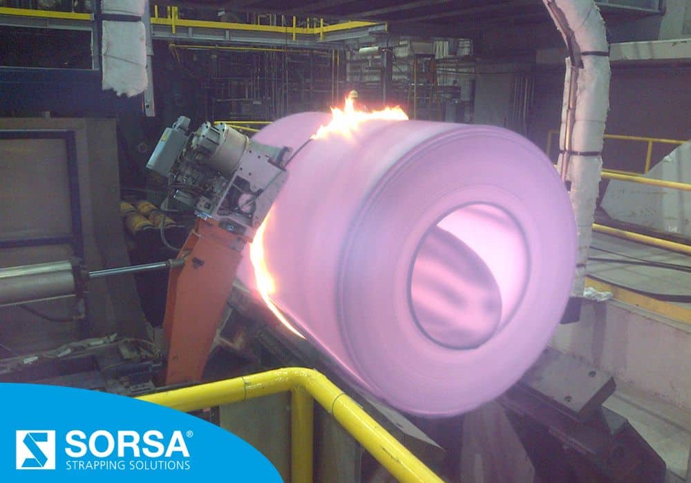 Flejado de bobinas en caliente y Siderometalurgia | Sistemas Sorsa